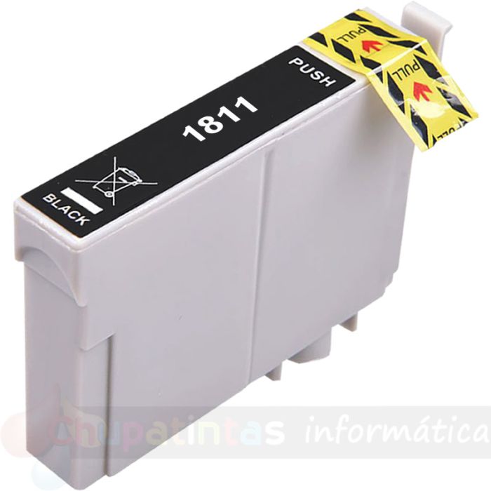 Epson T1811/T1801 (18XL) Negro Cartucho de Tinta Genérico - Reemplaza C13T18114012/C13T18014012-1