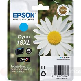 Epson T1812 (18XL) Cian Cartucho de Tinta Original - C13T18124012