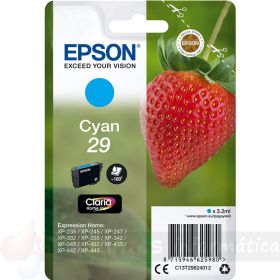 Epson T2982 (29) Cian Cartucho de Tinta Original - C13T29824012