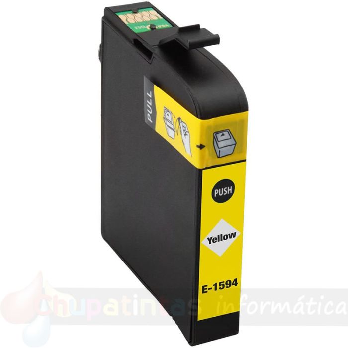 Epson T1594 Amarillo Cartucho de Tinta Pigmentada Genérico - Reemplaza C13T15944010