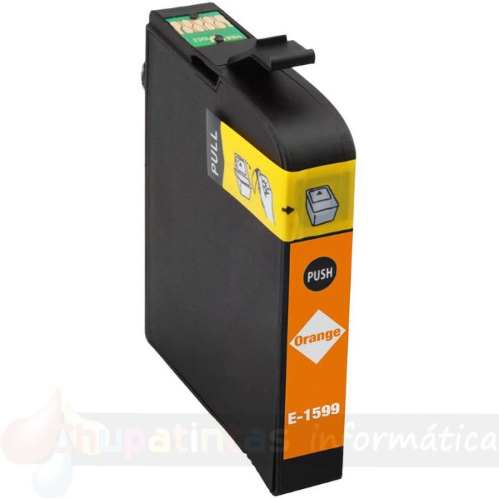Epson T1599 Naranja Cartucho de Tinta Pigmentada Genérico - Reemplaza C13T15994010