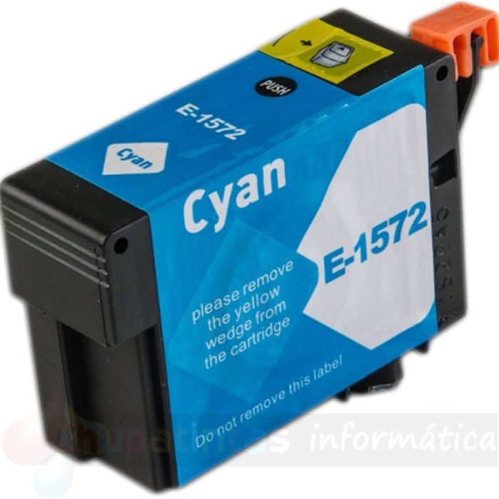 Epson T1572 Cian Cartucho de Tinta Pigmentada Genérico - Reemplaza C13T15724010