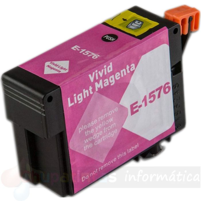 Epson T1576 Magenta Light Cartucho de Tinta Pigmentada Genérico - Reemplaza C13T15764010