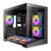 Antec CX M3 ARGB Caja MicroATX - Cristal Templado - 1 x USB 2.0, 1 x USB-A 3.0, 1 x USB-C 3.2 - 1 x Audio + Micro - 6 Ventilador