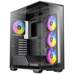 Antec Constellation C3 ARGB Caja ATX - Cristal Templado - 1 x USB-A 3.0, 1 x USB-C 3.2 - 1 x Audio + Micro - 4 Ventiladores ARGB