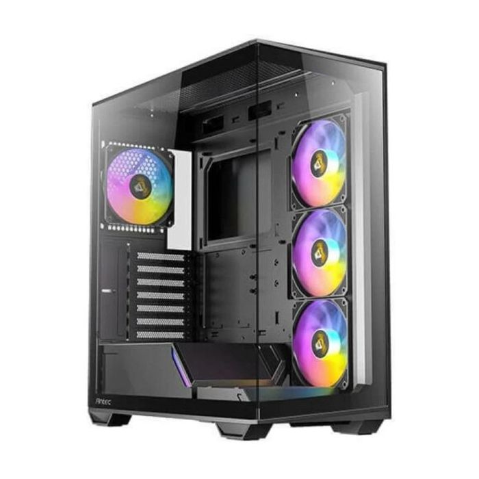 Antec Constellation C3 ARGB Caja ATX - Cristal Templado - 1 x USB-A 3.0, 1 x USB-C 3.2 - 1 x Audio + Micro - 4 Ventiladores ARGB