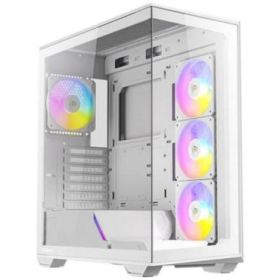 Antec Constellation C3 ARGB Caja ATX - Cristal Templado - 1 x USB-A 3.0, 1 x USB-C 3.2 - 1 x Audio + Micro - 4 Ventiladores ARGB