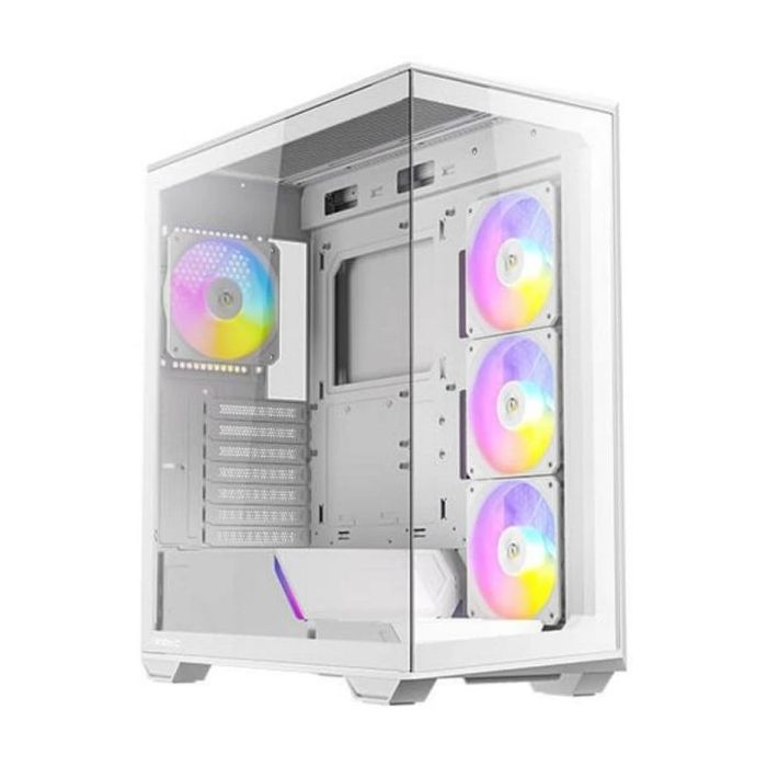 Antec Constellation C3 ARGB Caja ATX - Cristal Templado - 1 x USB-A 3.0, 1 x USB-C 3.2 - 1 x Audio + Micro - 4 Ventiladores ARGB
