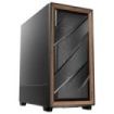 Antec Flux Caja E-ATX - Cristal Lateral Templado - 1 x USB C, 2 x USB-A 3.0 - 1 x Audio + Micro - 5 Ventiladores - Color Negro