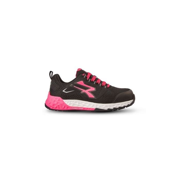 U-Power Red Stratos Brienne ESD Calzado de Seguridad - Talla 38 - Material U-KNIT Elastico Transpirable - Puntera NanoFiber Sin