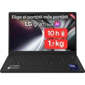 LG Gram 14ZB90S-G.AA55BN Portatil 14  Intel Core Ultra 5 115U - 16GB DDR5 - 512GB SSD - Windows 11 Home - Color Negro - Teclado