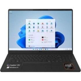 LG Gram 16U55U-G.AU75BN Portatil 16  AMD Ryzen AI 7 445 - 16GB DDR5 - 512GB SSD - Windows 11 Home - Color Negro - Teclado QWERTY