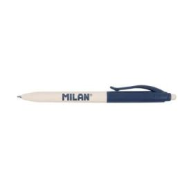 Milan P1 Boligrafo Borrable - Tinta Gel Termosensible - Punta 1mm, Trazo 0.7mm - Mecanismo Giratorio - Tinta Color Azul