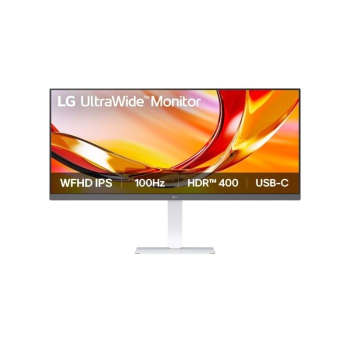 LG 234BF550B-W UltraWide Monitor 34  IPS WFHD 100Hz - Respuesta 5ms - Regulable en Altura, Giratorio e Inclinable - Altavoces 14