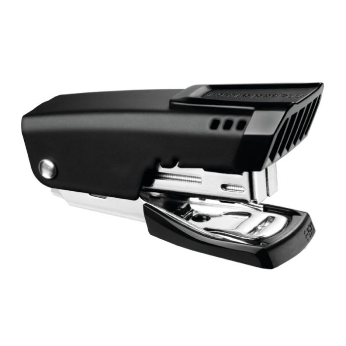 Maped Essentials Mini Grapadora Compacta - Grapa hasta 15 Hojas - Admite Grapas Nº10 - Color Negro