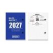 Ingraf Bloque Bufete Anual - 2 Perforaciones - Calendario Contribuyente - Papel de 70 gr/m² - Impreso a 2 Colores
