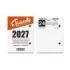 Ingraf Eficiente Bloque Bufete Anual - 2 Perforaciones - Calendario Contribuyente - Papel de 70 gr/m² - Impreso a 2 Colores
