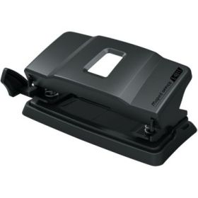 Maped Essentials Metal E-4011 Perforadora de Sobremesa - 2 Agujeros - Regleta Multi-Formatos - Hasta 12 Hojas a la vez - Color N