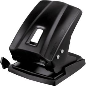 Maped Essentials Metal E-4044 Perforadora de Sobremesa - 2 Agujeros - Regleta Multi-Formatos - Hasta 45 Hojas a la vez - Color N