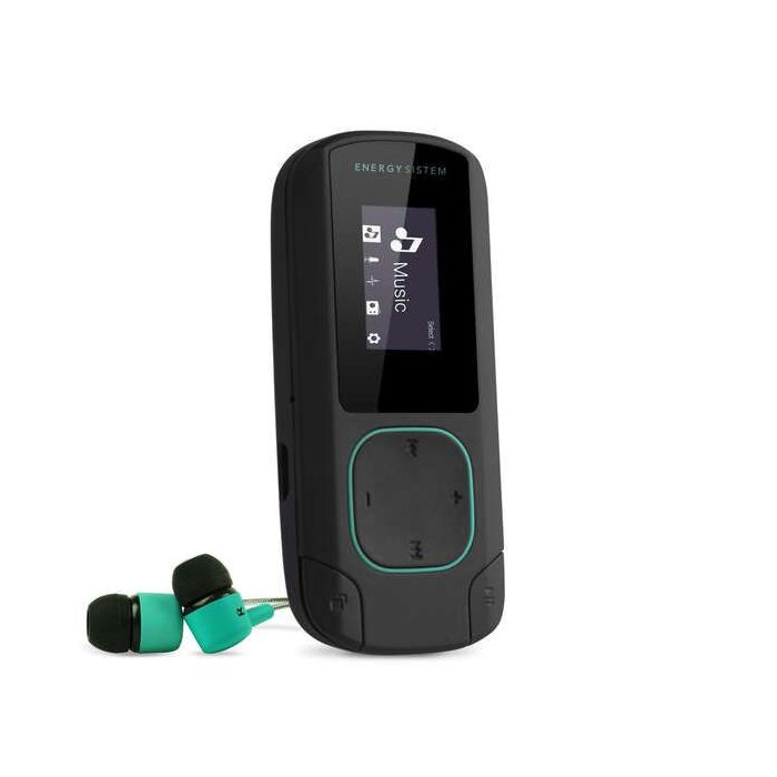 Energy Sistem MP3 Clip Bluetooth - 8GB - Clip - Radio FM y MicroSD - Color Verde