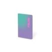 Milan Sunset Libreta Encolada Formato A6 Cuadricula 5x5 - 48 Hojas de 95 gr/m2 - Microperforado - Tapa Blanda - Color Morado/Tur