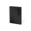 Milan Shadow Cuaderno Espiral Formato A5 Pautado 1 Linea - 80 Hojas de 95 gr/m2 - Microperforado, 2 Taladros - Color Negro