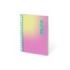 Milan Sunset Cuaderno Espiral Formato A5 Cuadricula 5x5mm - 90 Hojas de 95 gr/m2 - Microperforado, 2 Taladros - 3 Bandas de Colo