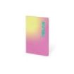Milan Sunset Libreta Encolada Formato A5 Pautado 1 Linea - 48 Hojas de 95 gr/m2 - Microperforado - Tapa Blanda - Color Rosa/Amar