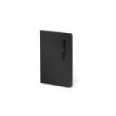 Milan Shadow Libreta Encolada Formato A6 Hojas Lisas - 48 Hojas de 95 gr/m2 - Microperforado - Tapa Blanda - Color Negro
