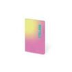 Milan Sunset Libreta Encolada Formato A6 Pautado 1 Linea - 48 Hojas de 95 gr/m2 - Microperforado - Tapa Blanda - Color Rosa/Amar
