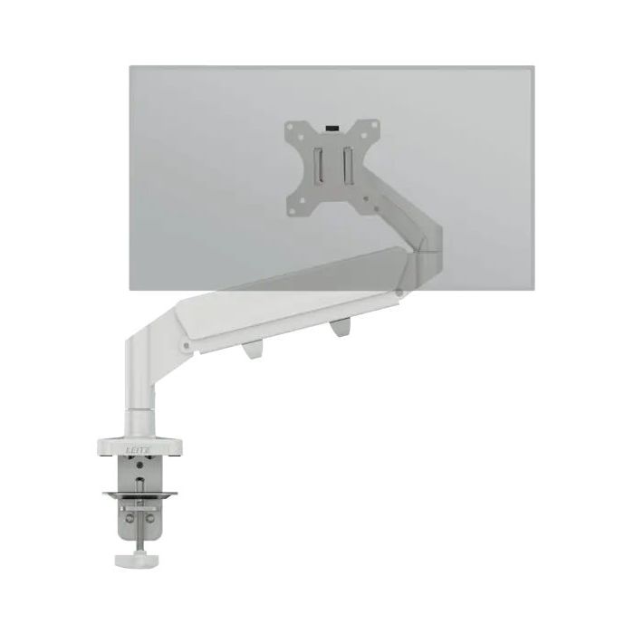 Leitz Soporte de Mesa con Brazo Articulado para Monitor de 17 -32  - Gestion de Cables - Peso Max 9kg - VESA 100x100mm