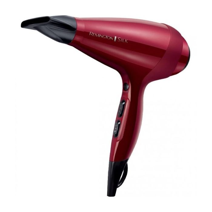 Remington AC Silk Secador de Pelo 2400W - Tencologia Ionica - 3 Termperaturas 2 Velocidades -  Motor AC Profesional