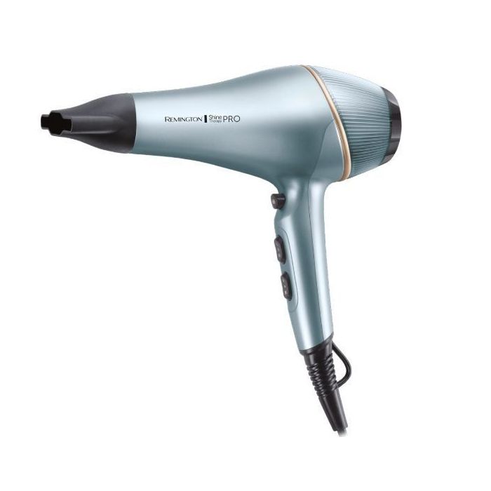 Remington Shine Therapy Pro Secador de Pelo 2200W - Tencologia Ionica - 3 Termperaturas 2 Velocidades -  Motor AC Profesional