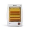 Orbegozo BP 5000 Estufa de Cuarzo - Potencia 800W - Seguridad Antivuelco - 2 Niveles de Calor - Reflector Protegido - Recogecabl