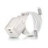 NGS Bud 65W-C Nano Cargador GaN Universal de Pared 65W Ultrarapido - 2x USB-C PD3.0 PPS - Color Blanco