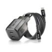 NGS Bud 100W-C Nano Cargador GaN Universal de Pared 100W Ultrarapido - 2x USB-C PD3.0 PPS - Color Negro