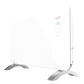 Cecotec Ready Warm 6700 Crystal Connection Convector de Cristal Templado - 1500W - Cobertura hasta 15m2 - Control Wi-Fi con App