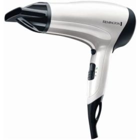 Remington Power Volume 2000 Secador de Pelo 2000W - Tencologia Ionica - 3 Termperaturas 2 Velocidades -  Incluye Difusor y Boqui
