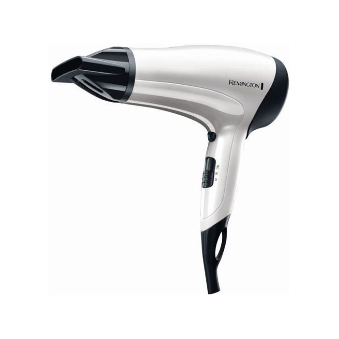 Remington Power Volume 2000 Secador de Pelo 2000W - Tencologia Ionica - 3 Termperaturas 2 Velocidades -  Incluye Difusor y Boqui