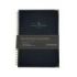 Dohe Black - Gold Cuaderno de Espiral Metalica Wire-O A4 - 96 Hojas Lisas de 80g - Tapa Dura en Carton Forrado con Polipiel - Ca