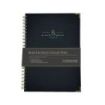 Dohe Black - Gold Cuaderno de Espiral Metalica Wire-O A4 - 96 Hojas Lisas de 80g - Tapa Dura en Carton Forrado con Polipiel - Ca