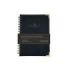 Dohe Black - Gold Cuaderno de Espiral Metalica Wire-O A5 - 96 Hojas Lisas de 80g - Tapa Dura en Carton Forrado con Polipiel - Ca