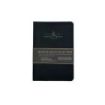 Dohe Black - Gold Cuaderno con Encuadernacion Cosida A5 - 96 Hojas Lisas de 80g - Tapa Flexible Forrada en Polipiel - Color Negr