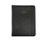 Dohe Black - Gold Portadocumentos de Mano con Bloc de 25 Hojas Lisas - Cubierta en Polipiel - Bolsillo Interior y Ventana para T