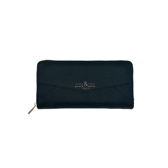 Dohe Black - Gold Cartera de Mano - Para Guardar y Organizar tus Imprescindibles - Color Negro