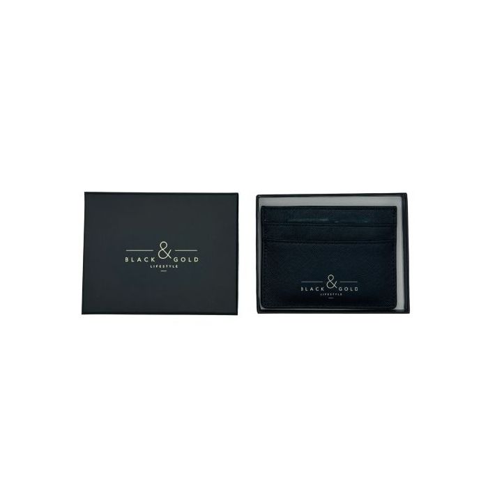 Dohe Black - Gold Tarjetero - Compacto y Funcional - Color Negro