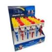 Dohe Playmobil Navidad Expositor con 24 Boligrafos Borrables - Capuchon con Formas de Papa Noel y Rey Mago