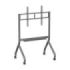 Aisens FT90F-471 ECO Soporte de Suelo para Pantallas Interactivas/TV de 55 a 90  - Bandeja Multiusos - Peso Max. 90kg - Ruedas -
