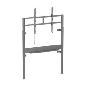 Aisens FWF90SE-473 Soporte de Suelo para Pantallas Interactivas/TV de 55 a 90  - Motorizado - Anclaje en Pared - Bandeja Multius