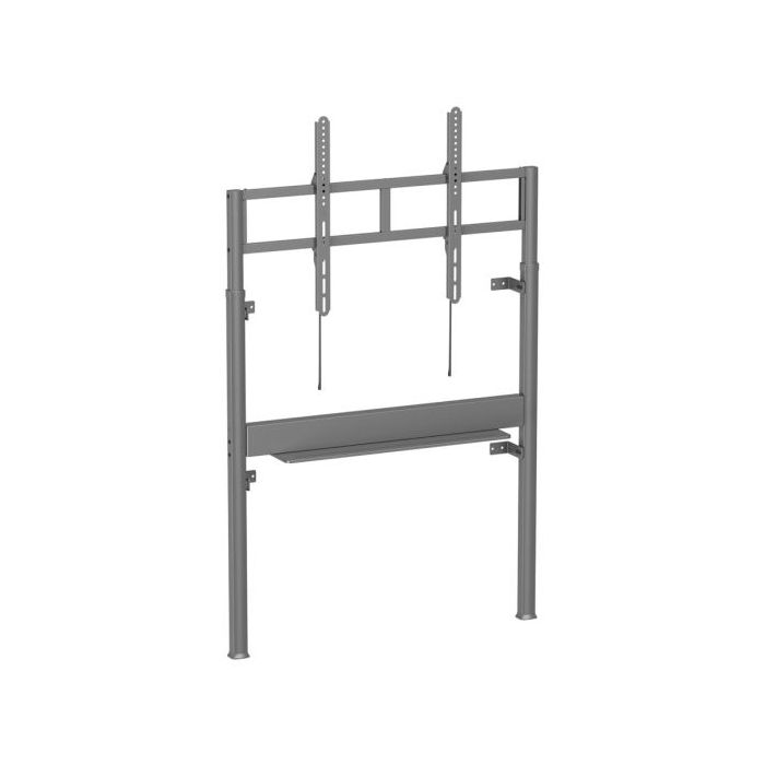 Aisens FWF90SE-473 Soporte de Suelo para Pantallas Interactivas/TV de 55 a 90  - Motorizado - Anclaje en Pared - Bandeja Multius